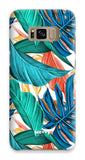 Tropical Leaves-Phone Case-Galaxy S8-Snap-Gloss-Movvy