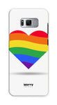 Rainbow Heart-Phone Case-Galaxy S8-Tough-Gloss-Movvy