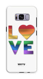 Rainbow Love-Phone Case-Galaxy S8 Plus-Tough-Gloss-Movvy