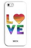 Rainbow Love-Phone Case-iPhone SE (2020)-Snap-Gloss-Movvy